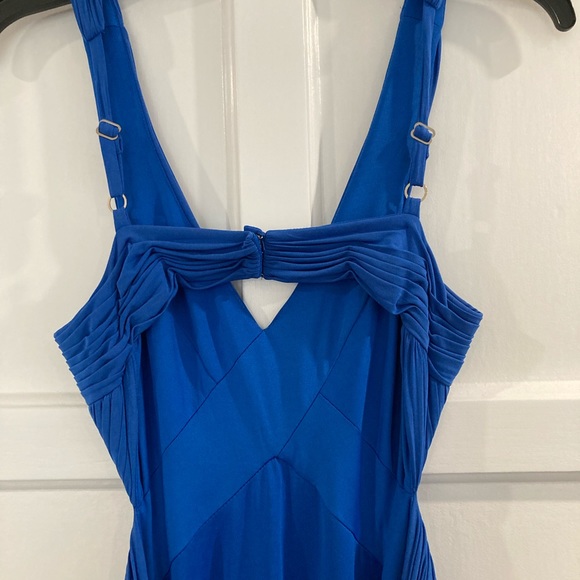 BCBG Maxazria Blue Evening Gown Sz 2 - Picture 4 of 7